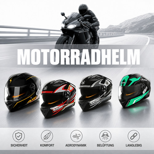 Aero motorradhelm doppelvisier - motorradhelm,