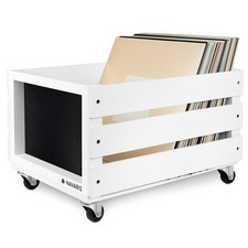 Navaris Plattenkiste aus Holz