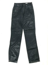 55046 Damen Hose Jeans Jacky-O Modell NIZZA W27 schwarz glänzend
