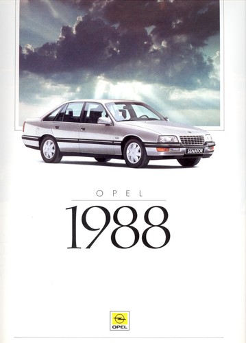 Opel kalender 1988 - opel,