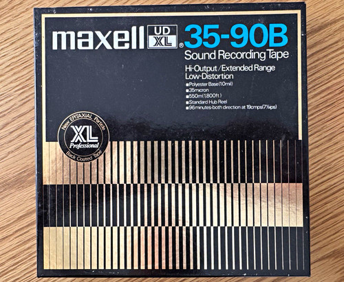 Maxell 90b tonband - maxell, ud