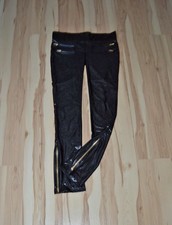 Schwarze Wetlook Shiny Glossy