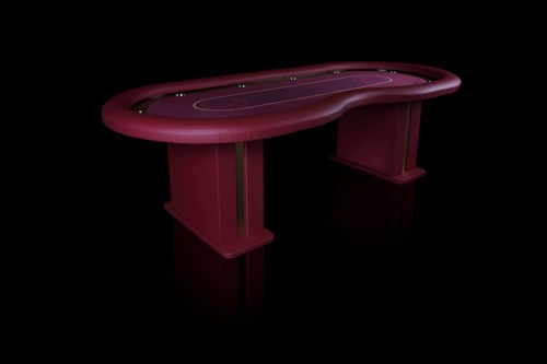 Maßgefertigter pokertisch - maßgefertigter,
