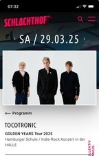 1 Karte Tocotronic „Golden