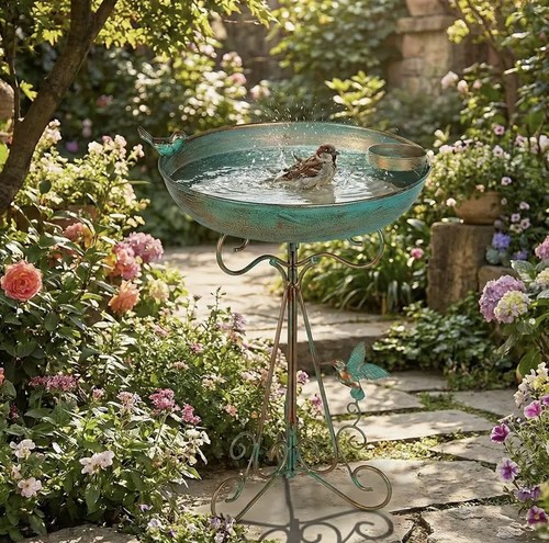 Vogeltränke shabby vogelbad - vogeltränke,