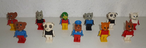 Lego 11 stück fabuland - lego, /