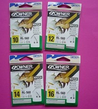 Owner Haken Match Stipp Feeder RL-560 Vorfächer Karpfen Brasse Rotauge Method