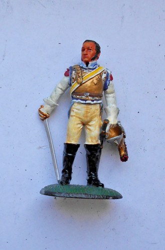 Militärische zinnfigur - 1,