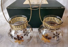 Holmegaard Christmas 2x Hänge Windlicht Teelicht skandinavisches Design Danish