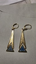  2 Opal Ohrringe 333 Gold, 8