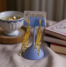 Ohrstecker modeschmuck gold mit Perlen