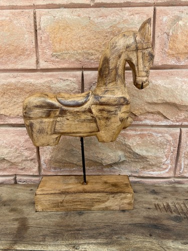 Antik holz figur indianer - holz,