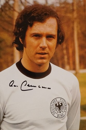 Franz beckenbauer autogramm - franz,