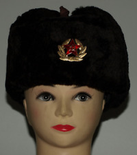 Russische Wintermütze Gr. 58 -61  Fasching Karneval  ähn. NVA Wintermütze