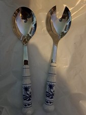 Salat Besteck Porzellangriff