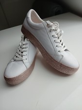Tommy Hilfiger Damen Sneaker, Leder, Weiß, Tommy Hilfiger Sneaker Sparkle 39
