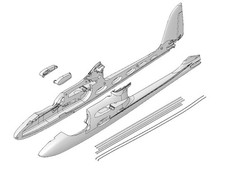 Rumpfhälften und Bowdenzüge EasyStar III Ersatzteil 1-01505 Multiplex MPX