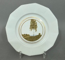 N0232 Nymphenburg  Zierteller 'Birke im Herbst', Perlrand, Rud. Sieck,D=21,5cm