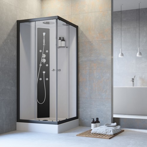 Komplettdusche 90x90 mit - 90x90, cm
