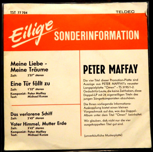 Peter maffay ep meine -  ,