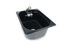 Spülbecken 325x265x150 + Wasserhahn + Ablauf Camping Spüle Waschbecken Wohnmobil