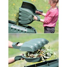 XL Laubkralle Laubgreifer Laubpicker Schaufelhände Laubsammler Laubrechen