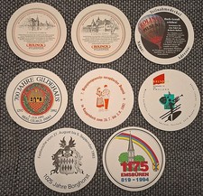 8 Bierdeckel --- Brauerei Rolinck Burgsteinfurt