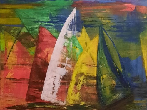 Original acrylbild gemälde - acrylbild,