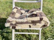 Merino Lammfelldecke ca