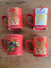 4 Stck. Nescafé Tassen rote