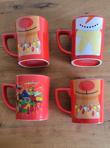 Stck nescafé tassen - 4,