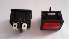 NoName, 1 Stück Wippschalter, AUS, beleuchtet, rot, -250V, 6A, unbenutzt