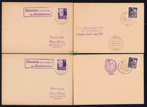 B19649 blanko karte - karte, ddr