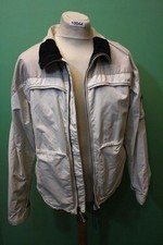 Vintage-BURTON Snowboard Jacke Gr M weiß braun Nylon Ski Alpin Winter