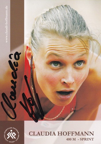 Autogramm claudia hoffmann - claudia,