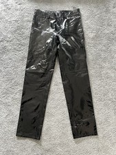 Coole Lackhose Lederhose echtes Leder, Gr. XL, NP 395 €, no DEMASK Vinyl Lack