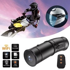 WiFi Helmkamera Motorrad - Dual Fischauge Lens Vorder Hinter Nachtsicht