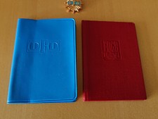 DDR-DFD und FDGB Mitgliedsbücher 1968 / DFD Ehrennadel