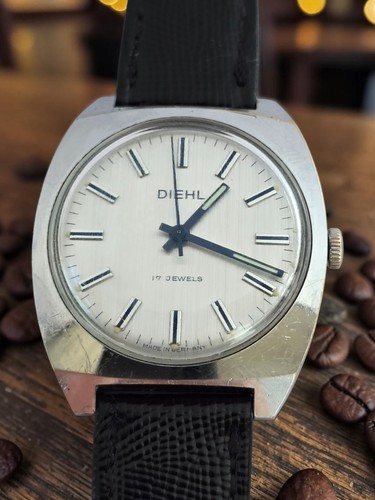 Diehl vintage armbandherrenuhr - diehl,