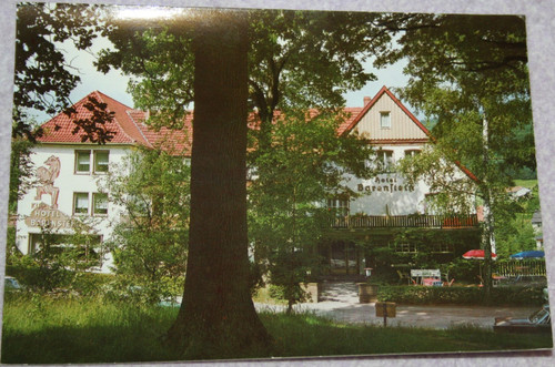 Ansichtkarte bad - ak., ansichtkarte.