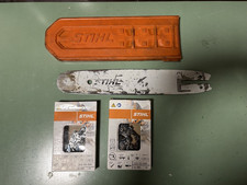 STIHL Schwert,2x Ketten und Kettenschutz 30cm,1,3mm 3/8"