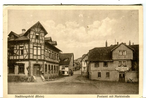 Postkarte stadtlengsfeld 36457 - stadtlengsfeld,