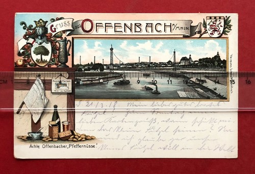 Litho offenbach 1918 - offenbach, um