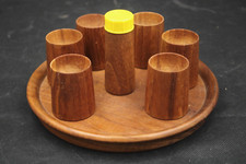 6x Eierbecher mit Tablett &