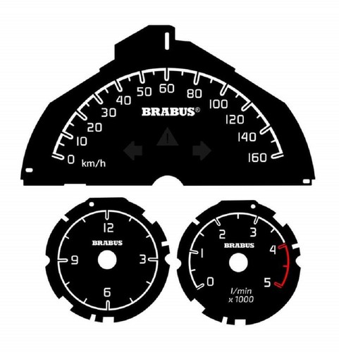 Tachoscheibe 160 - km/h, +