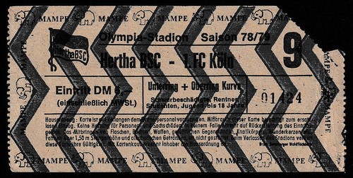 Ticket 1978 1979 - |, hertha