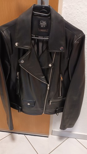 Kunstlederjacke damen schwarz - kunstlederjacke,