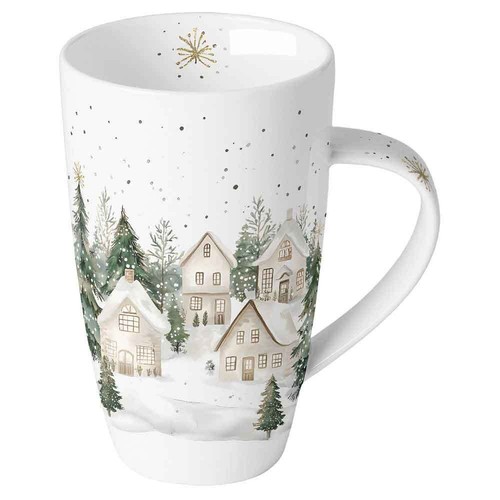 Tasse porzellantasse snowy - porzellantasse,