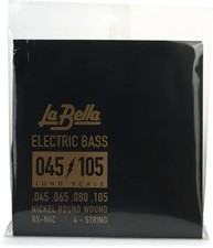 La Bella RX-N4C Rx Nickel Bass