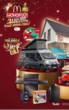 30x McDonalds Monopoly Sticker 2025/26 30 Codes